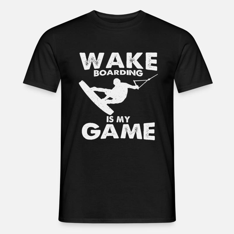Wakeboard - Männer T-Shirt - Schwarz