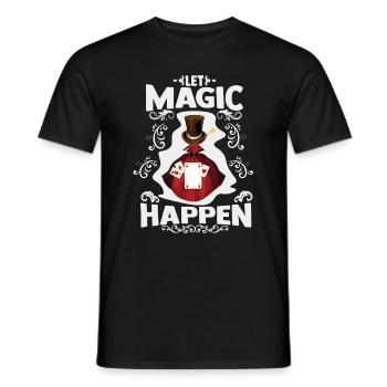magie - T-shirt homme - noir - Devant - AI Model Male 178 light (178cm)