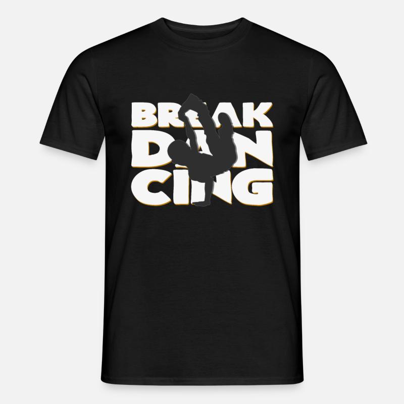 Breakdancing - Männer T-Shirt - Schwarz