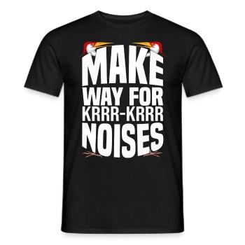 Kanadischer Kranich - Männer T-Shirt - Schwarz - Vorne - AI Model Male 178 light (178cm)