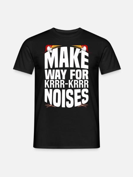Kanadischer Kranich - Männer T-Shirt - Schwarz