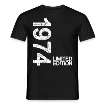 1974 Limited Edition - Men's T-Shirt - black - Front - AI Model Male 178 light (178cm)