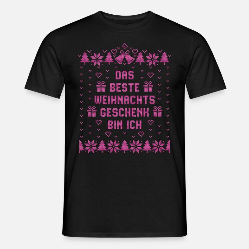 Das beste Weihnachtsgeschenk bin ich - Weihnachten - Männer T-Shirt - Schwarz