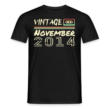 Legendary Since November 2014 - November 2014 - Men's T-Shirt - black - Front - AI Model Male 178 light (178cm)