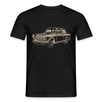 Trabi 601 - Carton de course - T-shirt homme - noir - Devant - AI Model Male 178 light (178cm)