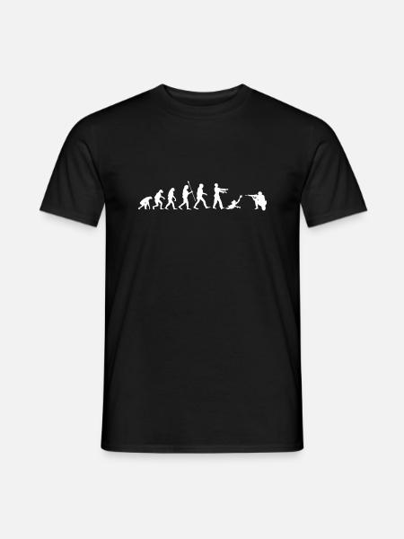 Ewolucja Zombie Apokalipsa Zombie Survival Zabawa - T-shirt męski - czarny