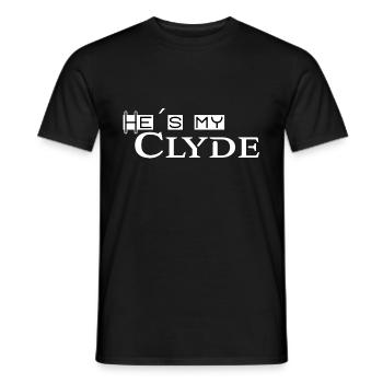 Partner Look Bonnie & Clyde 2 (part2) Gift Pair - Men's T-Shirt - black - Front - AI Model Male 178 light (178cm)