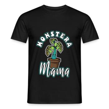 Monstera Mama - T-shirt homme - noir - Devant - AI Model Male 178 light (178cm)