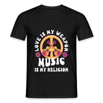 Bad vibes don’t go with my outfit - Männer T-Shirt - Schwarz - Vorne - AI Model Male 178 light (178cm)