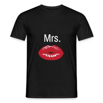 Mrs. - Männer T-Shirt - Schwarz - Vorne - AI Model Male 178 light (178cm)