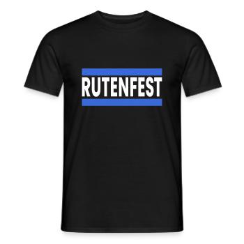 Rutenfest Ravensburg - Männer T-Shirt - Schwarz - Vorne - AI Model Male 178 light (178cm)