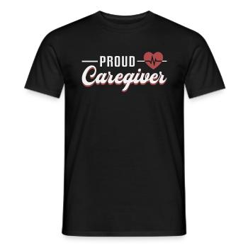 Nurse Care Nurse Geriatric Nurse Gift - Men's T-Shirt - black - Front - AI Model Male 178 light (178cm)
