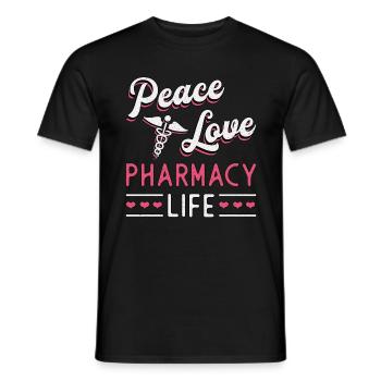 Pharmacy Technician Pharmacy Technician Gift - Men's T-Shirt - black - Front - AI Model Male 178 light (178cm)