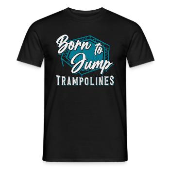 Trampoline Jumper Trampolines Trampolines Gift - Men's T-Shirt - black - Front - AI Model Male 178 light (178cm)