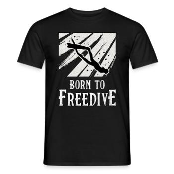 Freitauchen Tauchen Freitaucher Apnoe Geschenk - Männer T-Shirt - Schwarz - Vorne - AI Model Male 178 light (178cm)