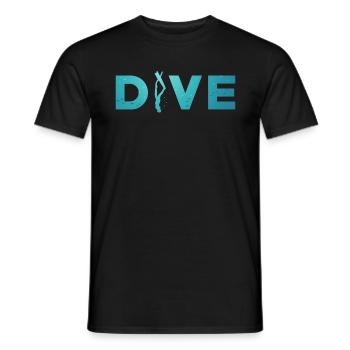 Freitauchen Apnoe Tauchen Freitaucher Geschenkidee - Männer T-Shirt - Schwarz - Vorne - AI Model Male 178 light (178cm)