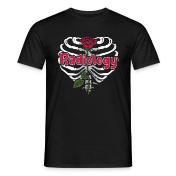Radiology X-ray Technician Radiology Gift - Men's T-Shirt - black - Front - AI Model Male 178 light (178cm)