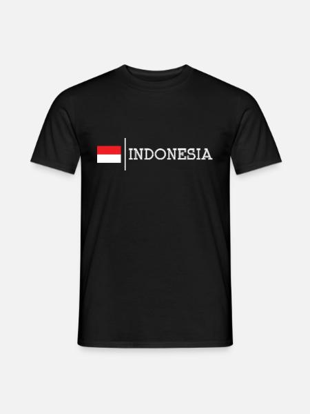 Indonesia - Men's T-Shirt - black