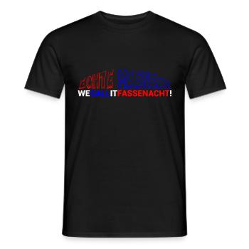 The gift for Carnival he from Mainz - Men's T-Shirt - black - Front - AI Model Male 178 light (178cm)