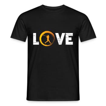 Sporty Hobby Leidenschaft Baseball - Männer T-Shirt - Schwarz - Vorne - AI Model Male 178 light (178cm)