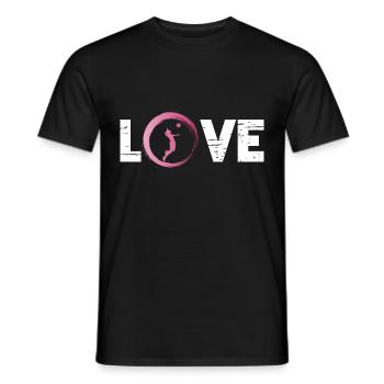 Sporty Hobby Leidenschaft Volleyball - Männer T-Shirt - Schwarz - Vorne - AI Model Male 178 light (178cm)