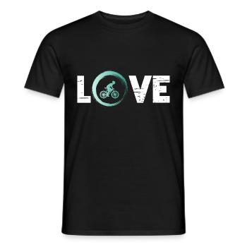 Sporty Hobby Leidenschaft Rennrad - Männer T-Shirt - Schwarz - Vorne - AI Model Male 178 light (178cm)