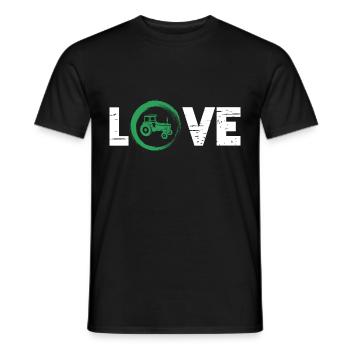Sporty Hobby Leidenschaft Traktor - Männer T-Shirt - Schwarz - Vorne - AI Model Male 178 light (178cm)