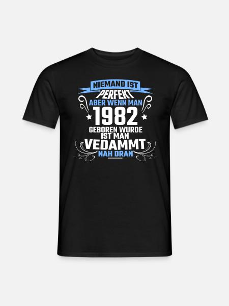 1982 - T-shirt homme - noir