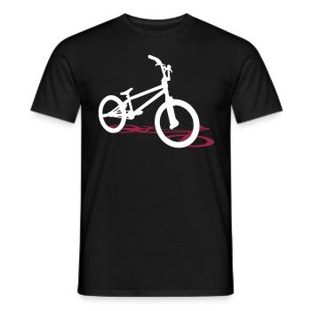BMX - Männer T-Shirt - Schwarz - Vorne - AI Model Male 178 light (178cm)