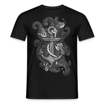 Lost Anchor - T-shirt homme - noir - Devant - AI Model Male 178 light (178cm)