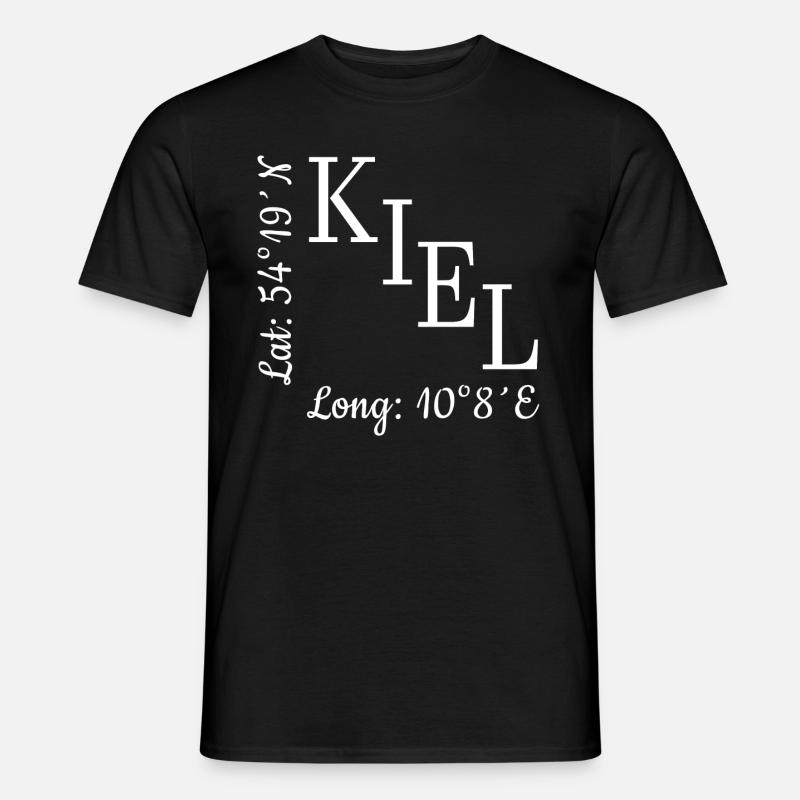 Kiel - Männer T-Shirt - Schwarz