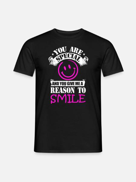 Vater Mutter Sohn Tochter Freund Lachen Geschenk - Männer T-Shirt - Schwarz