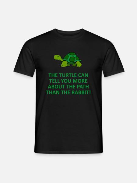 turtle - Men's T-Shirt - black