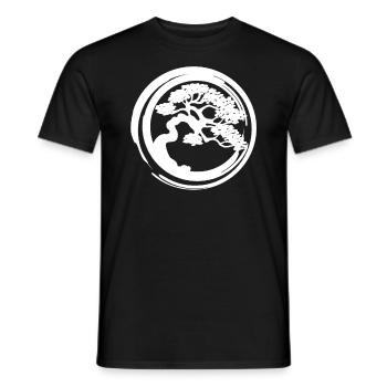 Bonsai - Männer T-Shirt - Schwarz - Vorne - AI Model Male 178 light (178cm)