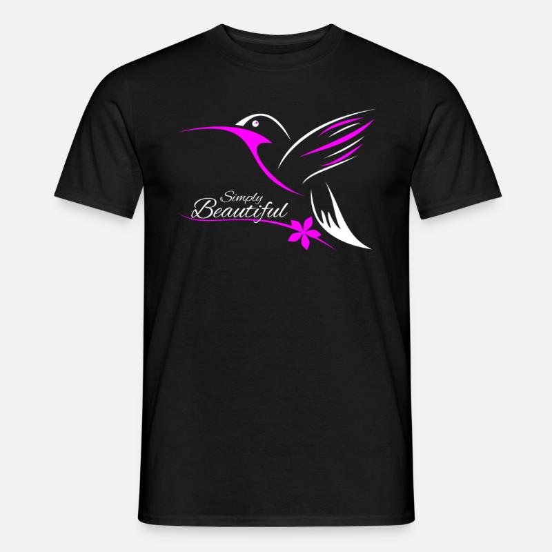 Kolibri - Männer T-Shirt - Schwarz