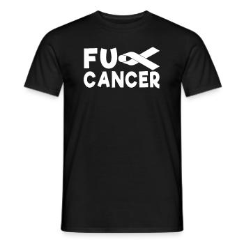 cancer - Men's T-Shirt - black - Front - AI Model Male 178 light (178cm)