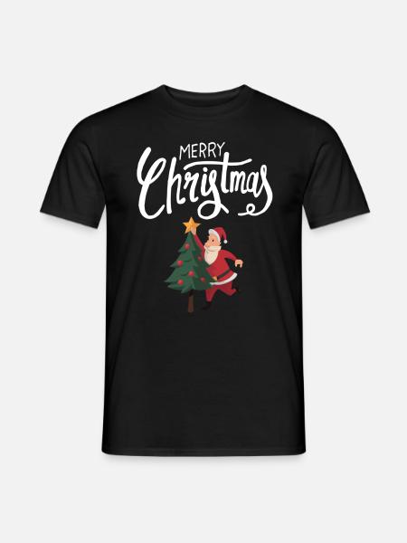 Weihnachten - Männer T-Shirt - Schwarz