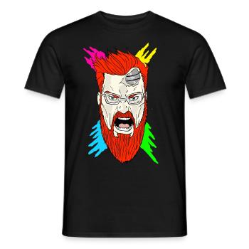 E0277065 C560 46DA 99A2 9FDA514EFB55 - Männer T-Shirt - Schwarz - Vorne - AI Model Male 178 light (178cm)