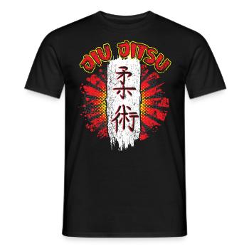 Jiu Jitsu - T-shirt homme - noir - Devant - AI Model Male 178 light (178cm)