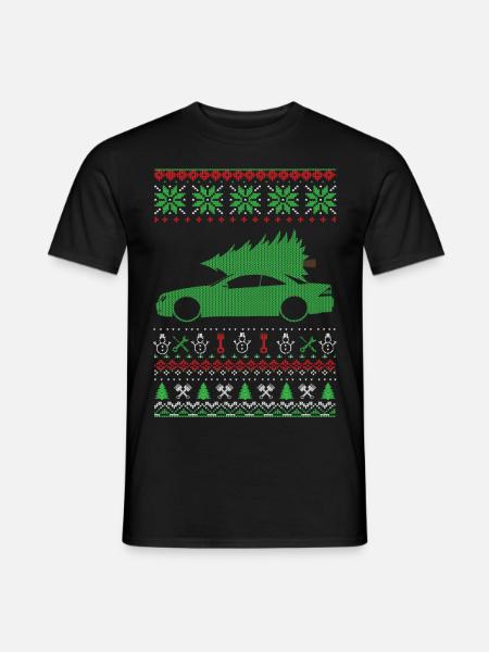 Christmas Ugly Sweater - Men's T-Shirt - black