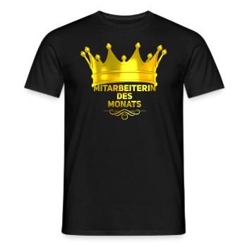 Employé du mois - T-shirt homme - noir - Devant - AI Model Male 178 light (178cm)