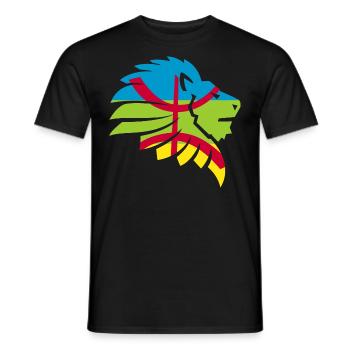 Amazigh Flag Berber Morocco Algeria Gift - Men's T-Shirt - black - Front - AI Model Male 178 light (178cm)