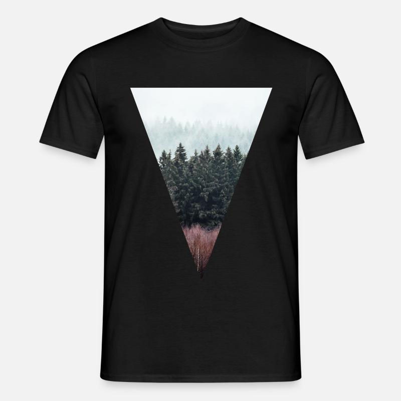 Forest Triangle - Men’s T-shirt - black