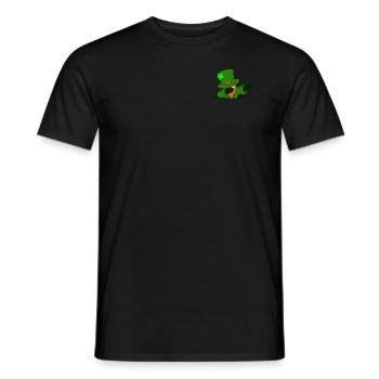 St. Patrick's Day - Men's T-Shirt - black - Front - AI Model Male 178 light (178cm)