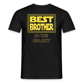 Best Brother in the Galaxy - Männer T-Shirt - Schwarz - Vorne - AI Model Male 178 light (178cm)