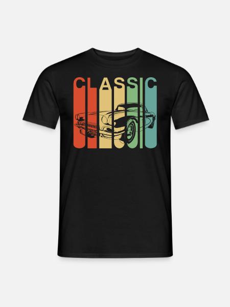 Classic Car American Muscle Car Vintage Car Gift - Men's T-Shirt - black