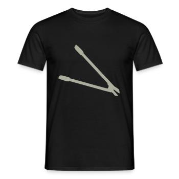 Idée cadeau Sécateur - T-shirt homme - noir - Devant - AI Model Male 178 light (178cm)