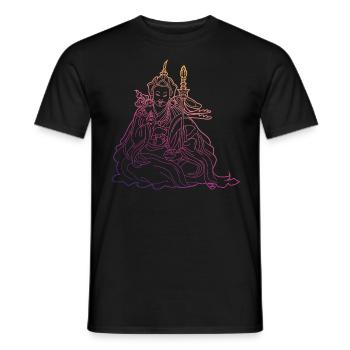 Buddha Yoga Mantra Buddhist Tao Zen Geschenk - Männer T-Shirt - Schwarz - Vorne - AI Model Male 178 light (178cm)