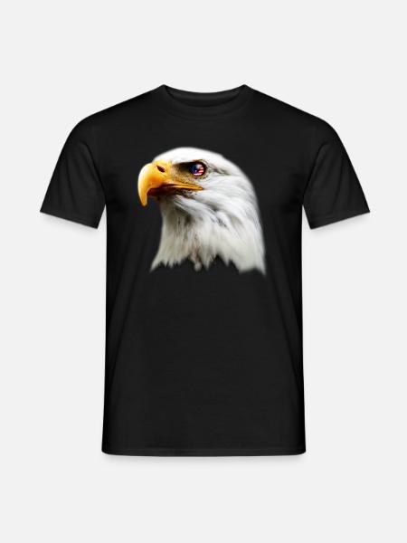 Usa Eagle Patriot Flag Gift - Mænd T-shirt - sort