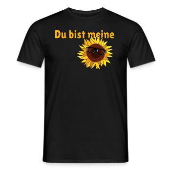 Du bist meine Sonnenblume - Männer T-Shirt - Schwarz - Vorne - AI Model Male 178 light (178cm)